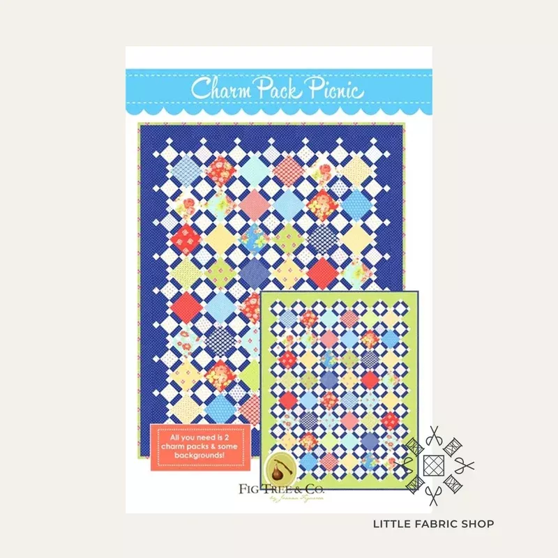 Charm Pack Picnic | Quilt Pattern | Fig Tree & Co.