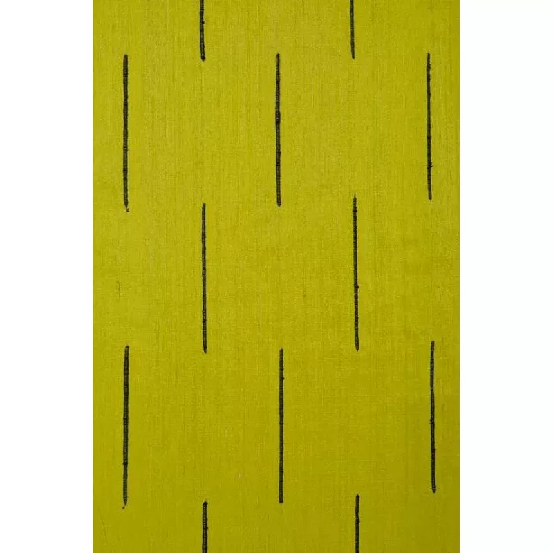 Chartreuse 205 Embroidered Dupioni Silk