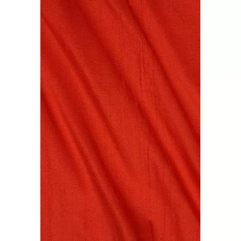 Cherry Tomato Red Dupioni Silk Fabric
