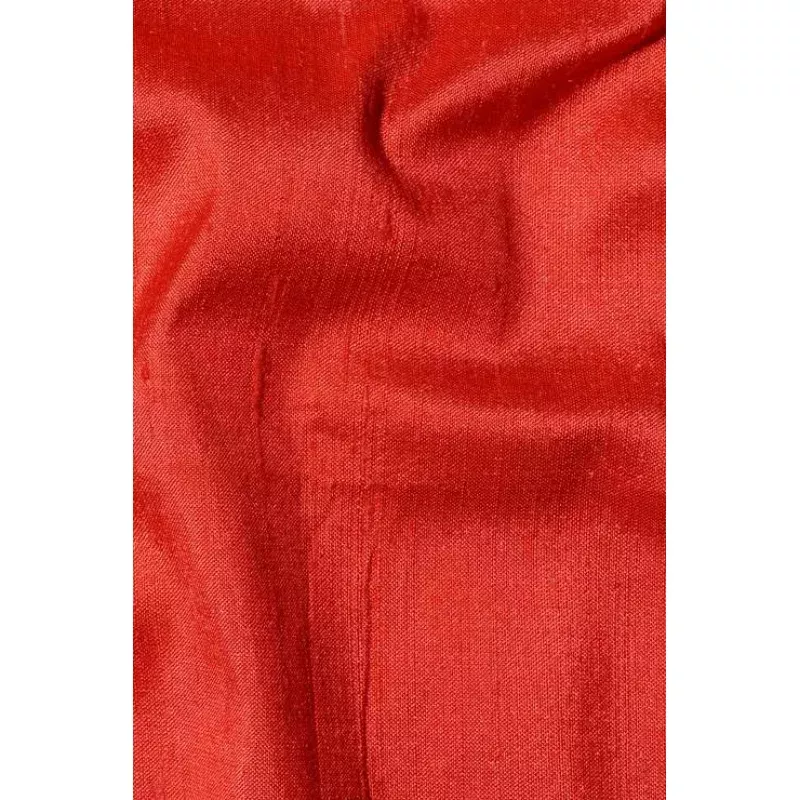 Cherry Tomato Red Silk Shantung 44″ Fabric