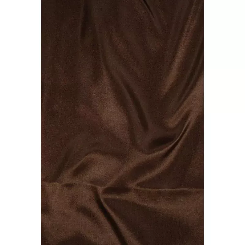 Chestnut Brown Taffeta Silk Fabric