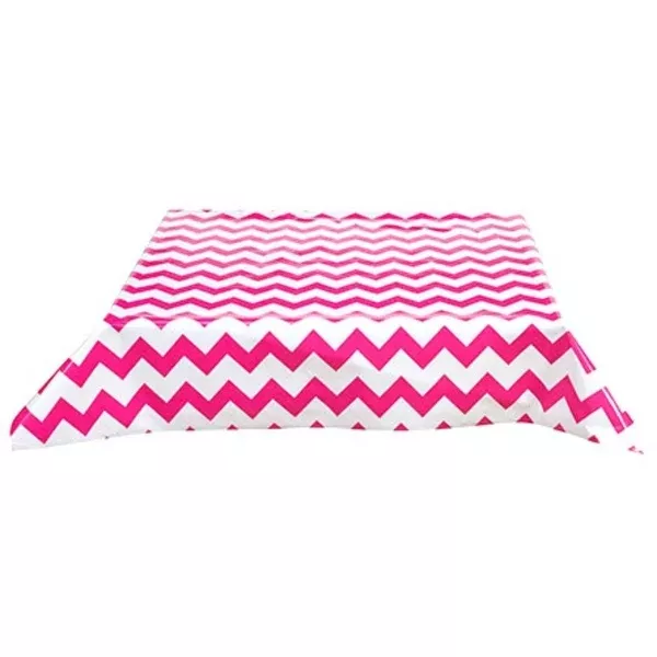 Chevron Pink Oilcloth Tablecloths