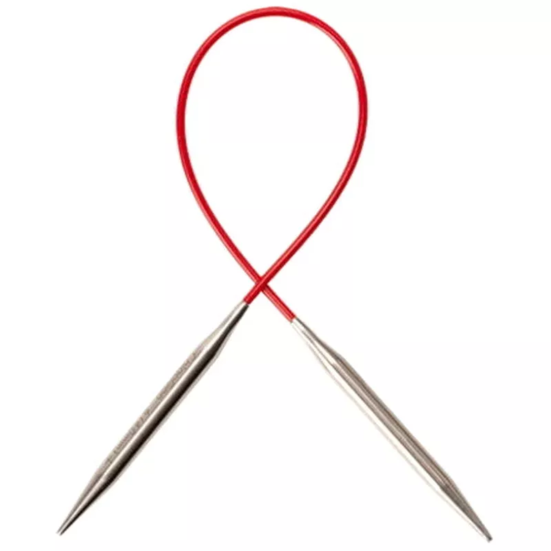 ChiaoGoo 24″ RED Lace Stainless Steel Circular Knitting Needles