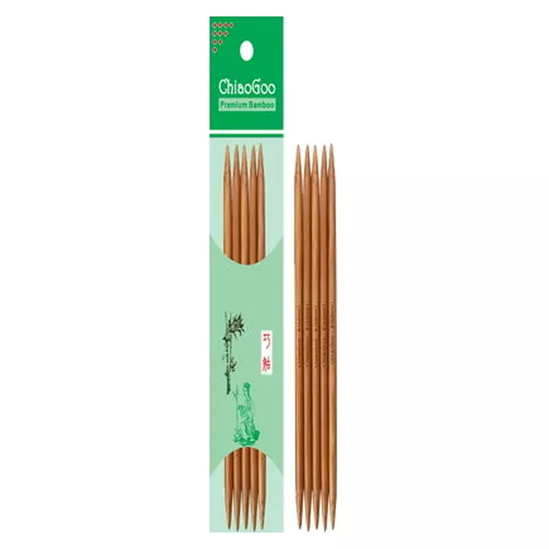 ChiaoGoo 8″ Patina Double Point Needles