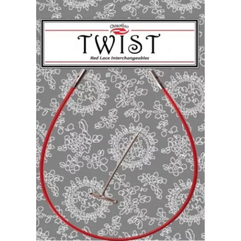ChiaoGoo TWIST Red Lace Interchangeable Knitting Needle Cables