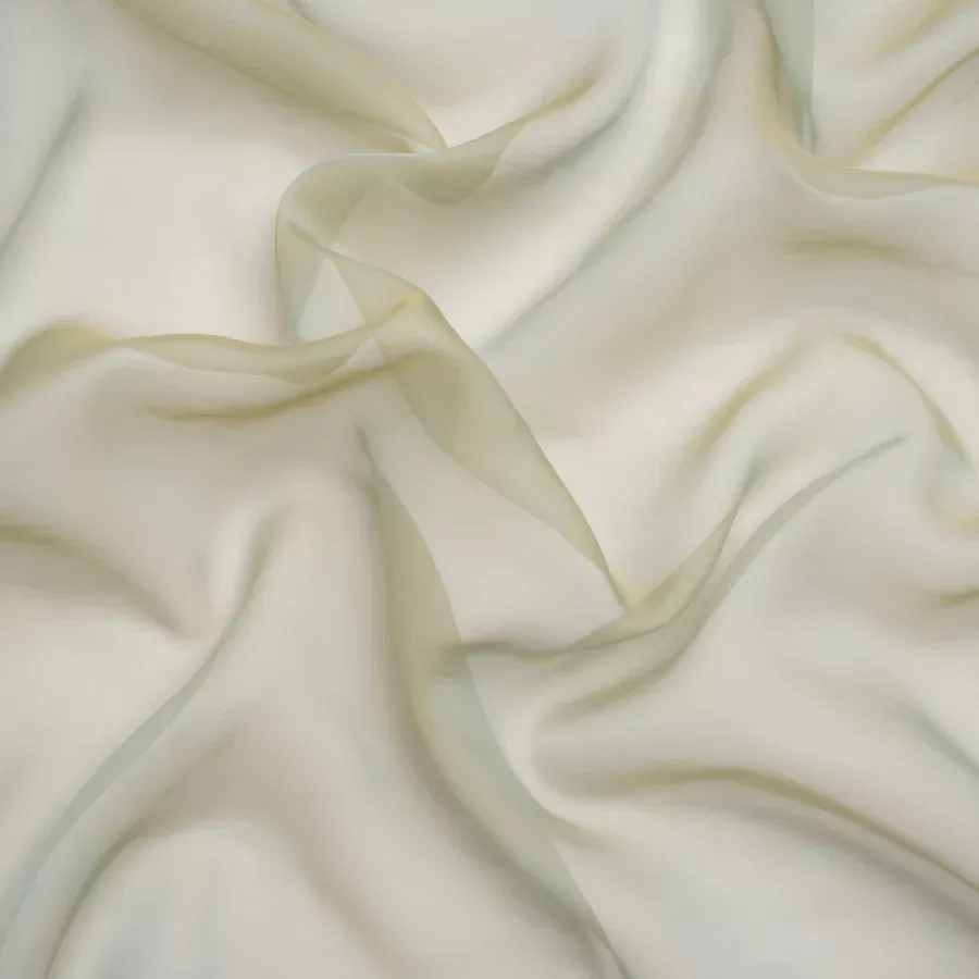 Chiffon-Like Silk Voile – Gray and Tan Iridescent – Adelaide Collection Fabric