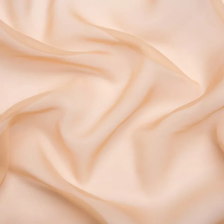 Chiffon-Like Silk Voile – Nude – Adelaide Collection Fabric