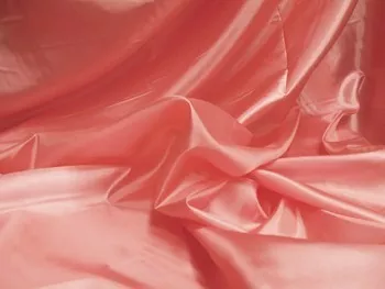 "China Silk" Polyester Habotai Lining - Coral