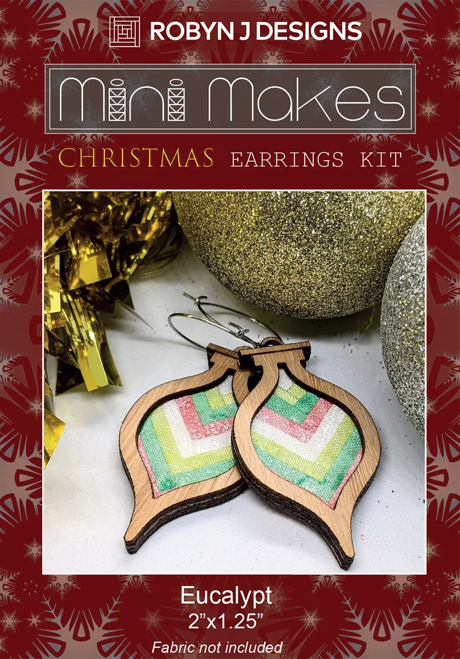Christmas Bauble Earring Eucalypt