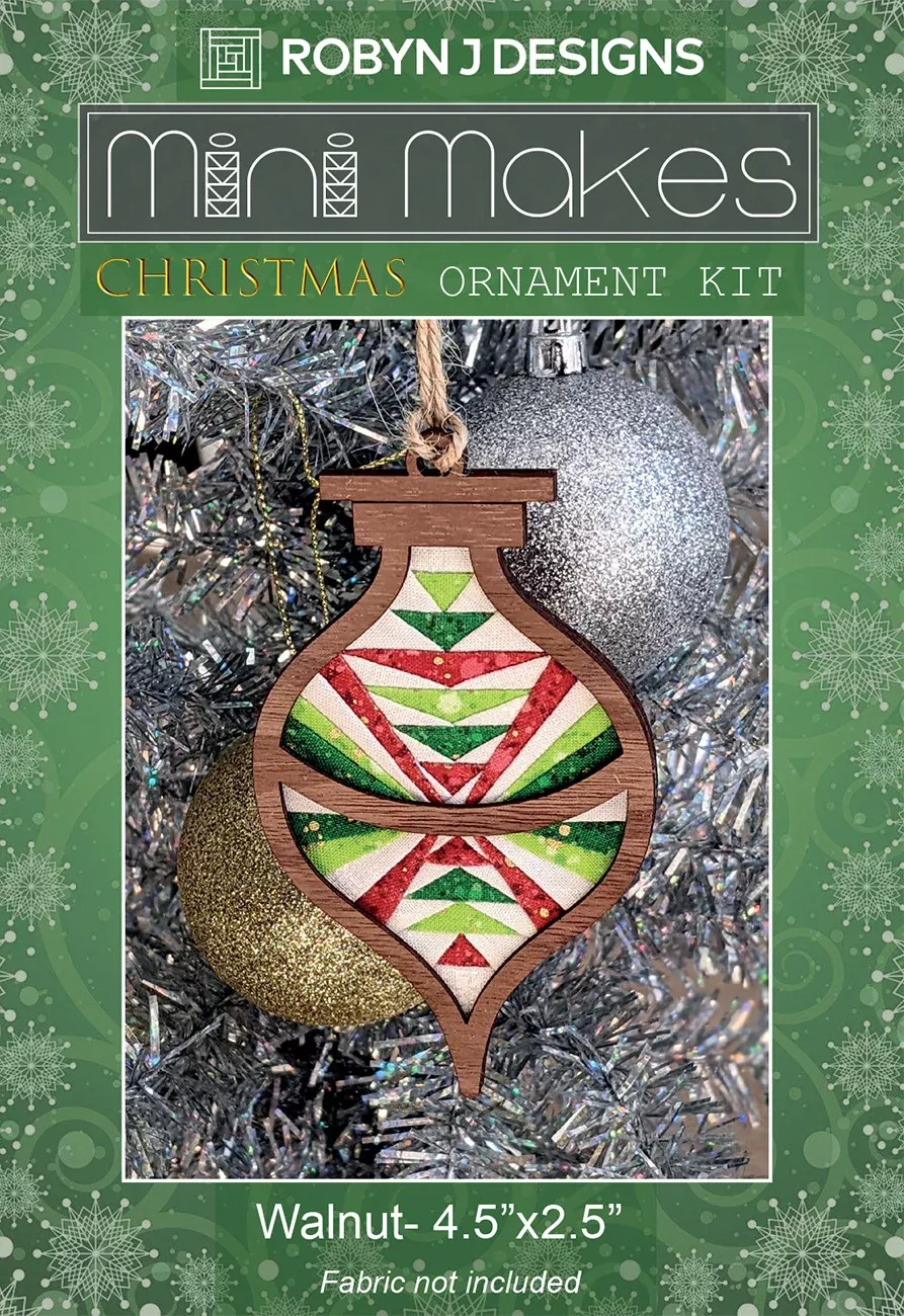 Christmas Bauble Ornament Walnut