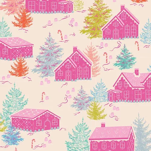 Christmas in Color – Gumdrops & Gables – AGF Studio – CMC-25414 – Half Yard (Preorder)