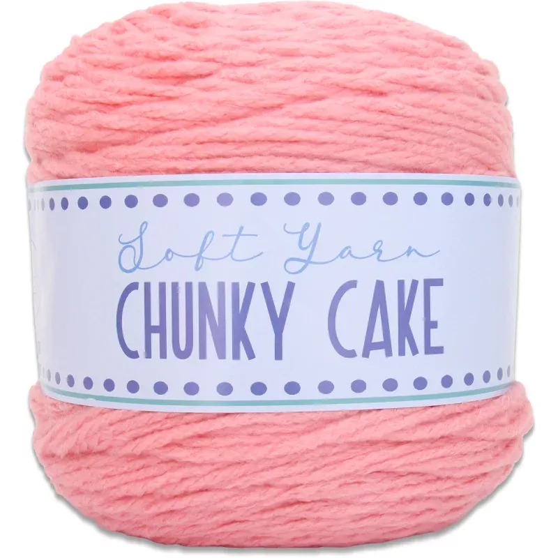Chunky Yarn Big Cake – Pink IcingThick Super Bulky #6