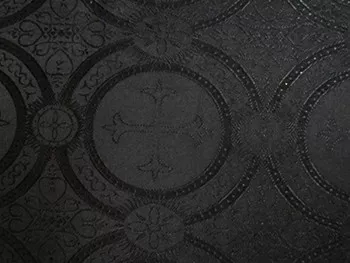 Church Brocade - Black