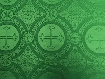 Church Brocade - Green