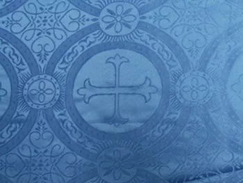 Church Brocade - Royal Blue
