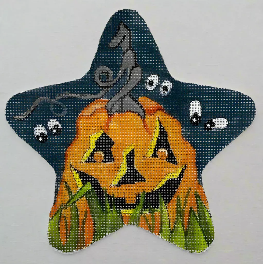 Cindy and Beth Eyes Watching Jack O Lantern Halloween Star