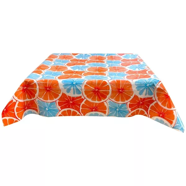 Citrus Grapefruit Oilcloth Tablecloths