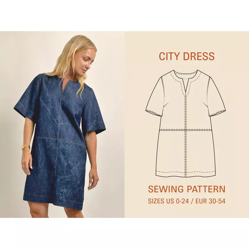City Dress Sewing Pattern
