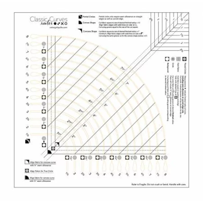 Classic Curves Ruler Redesign – Color Girl Quilts