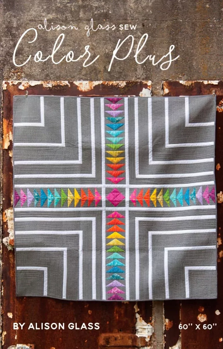 Clearance – Alison Glass – Color Plus Quilt Pattern