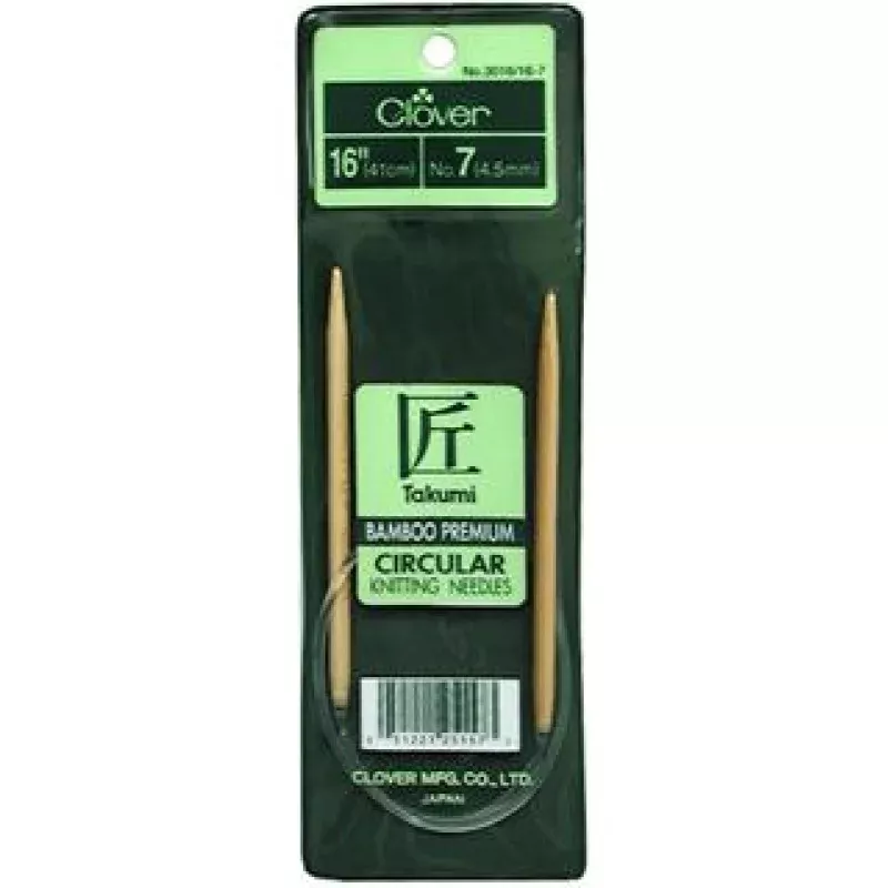 Clover 16″ Bamboo Circular Knitting Needles