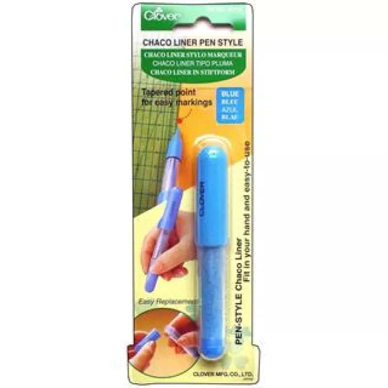 Clover Chaco Liner Pen Style Blue