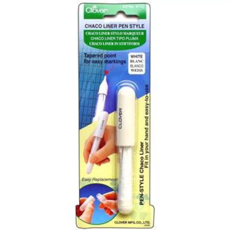 Clover Chaco Liner Pen Style White