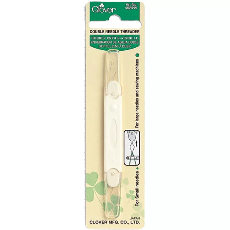 Clover Double Needle Threader