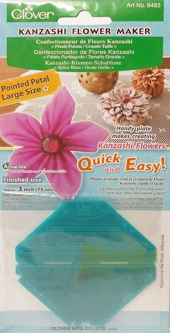 Clover Kanzashi Flower Maker #8483 - Pointed Petal-Large Size 3"