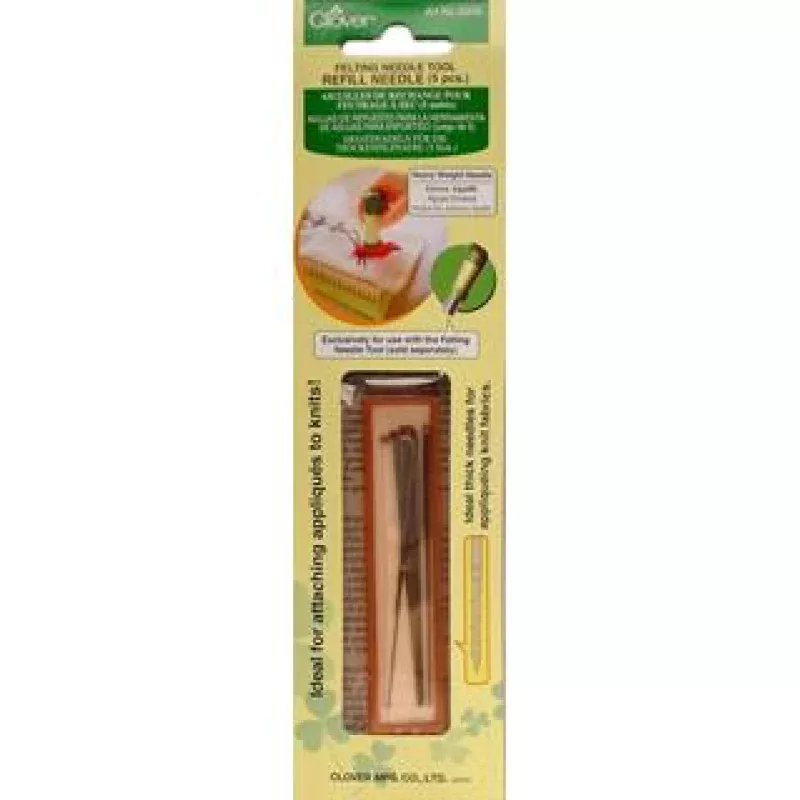Clover Needle Felting Refill Heavy Weight 5pc