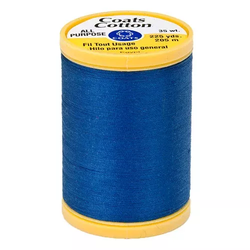 Coats & Clark Thread YALE BLUE 3 spools 30wt