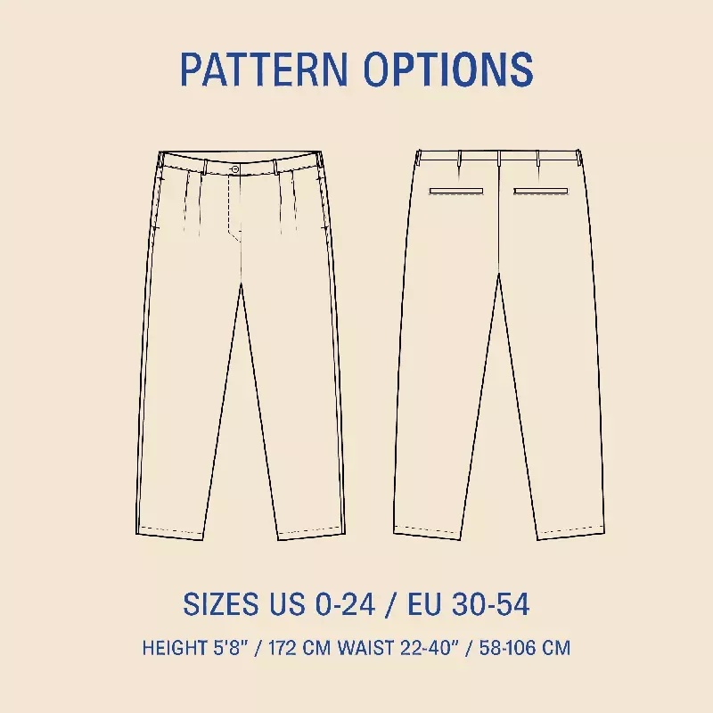 Cocoon Pants sewing pattern