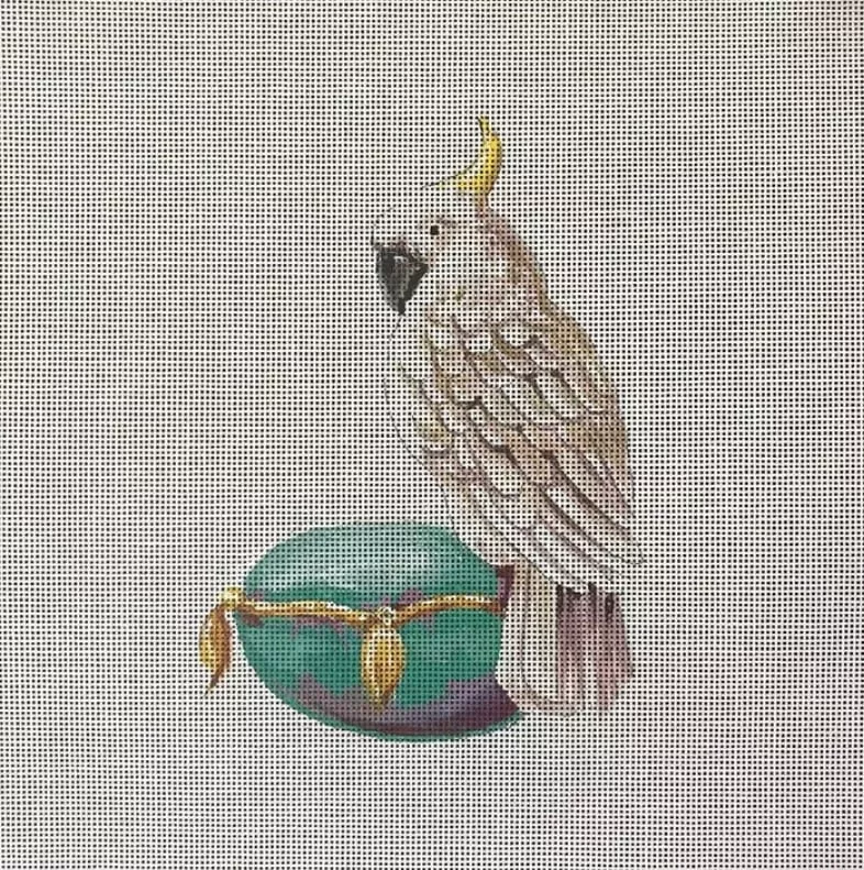Colors of Praise – Cockatoo on Cushion