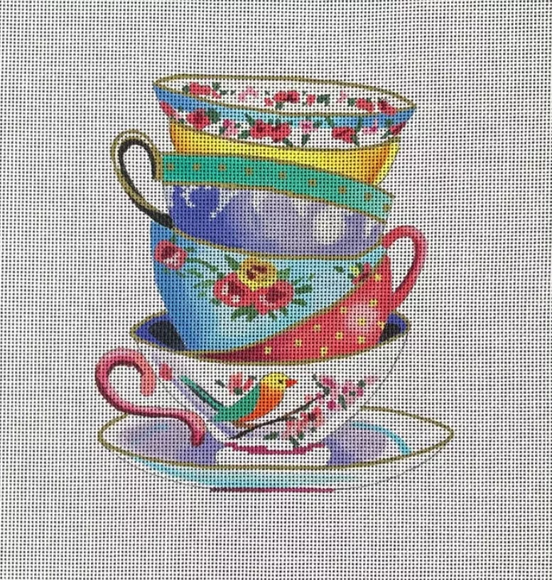 Colors of Praise – Stacked Teacups