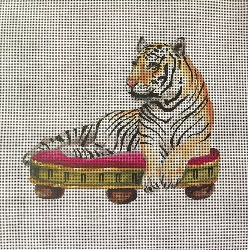 Colors of Praise – Tiger on Cushion