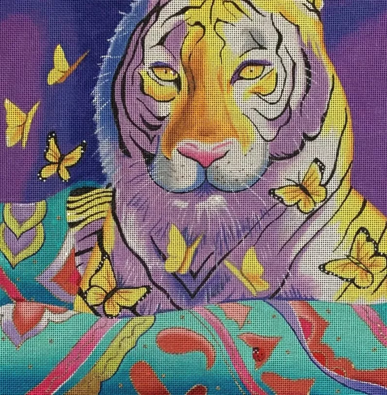 Colors of Praise – Tiger with Butterflies