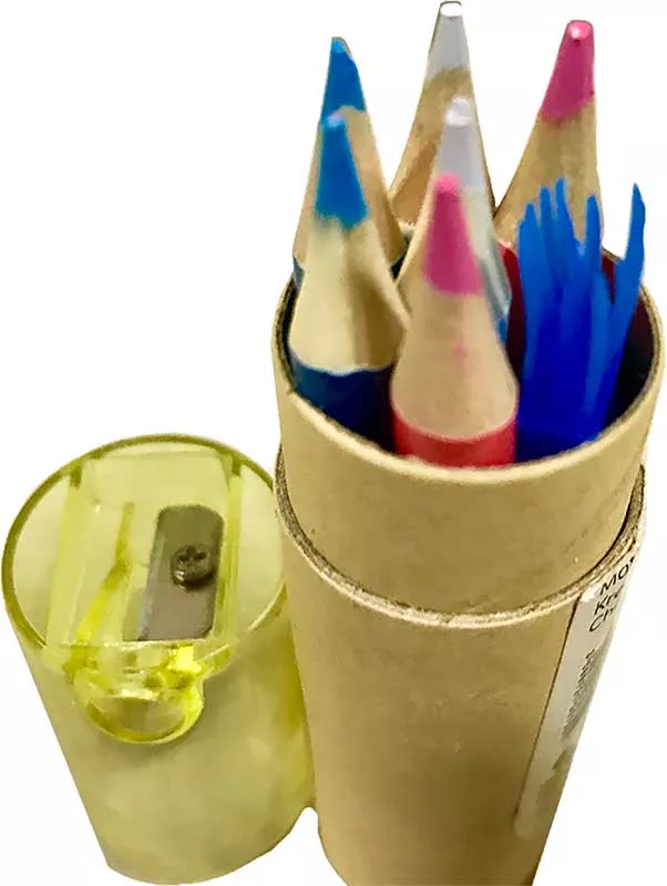 Complete Sewing Pencil Case with Sharpener and Brush