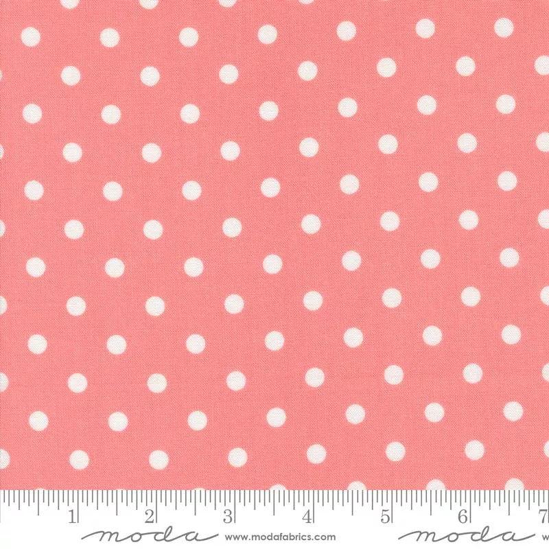 Coriander Colors Pink Big Dot Yardage by Corey Yoder for Moda Fabrics