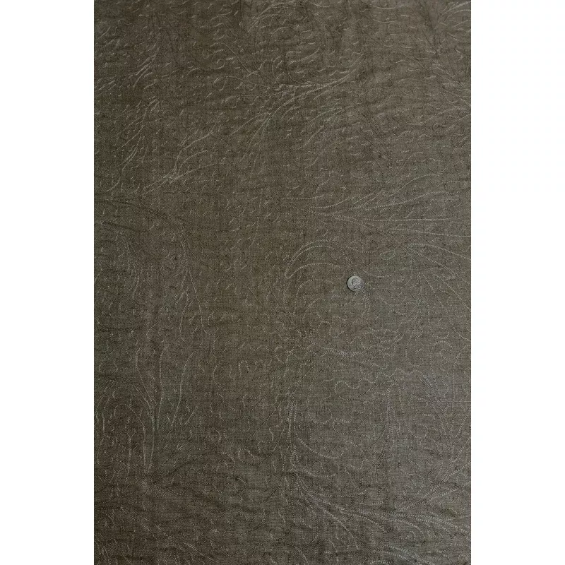 Cornstalk Embroidered Silk Linen MEMT-026-21