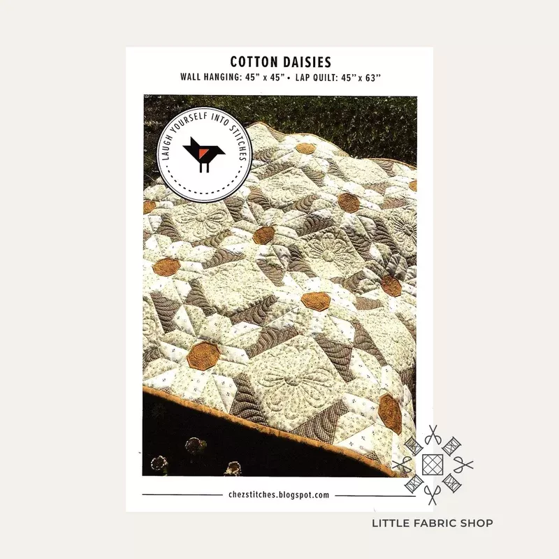 Cotton Daisies | Quilt Pattern | Laugh Yourself Into Stitches