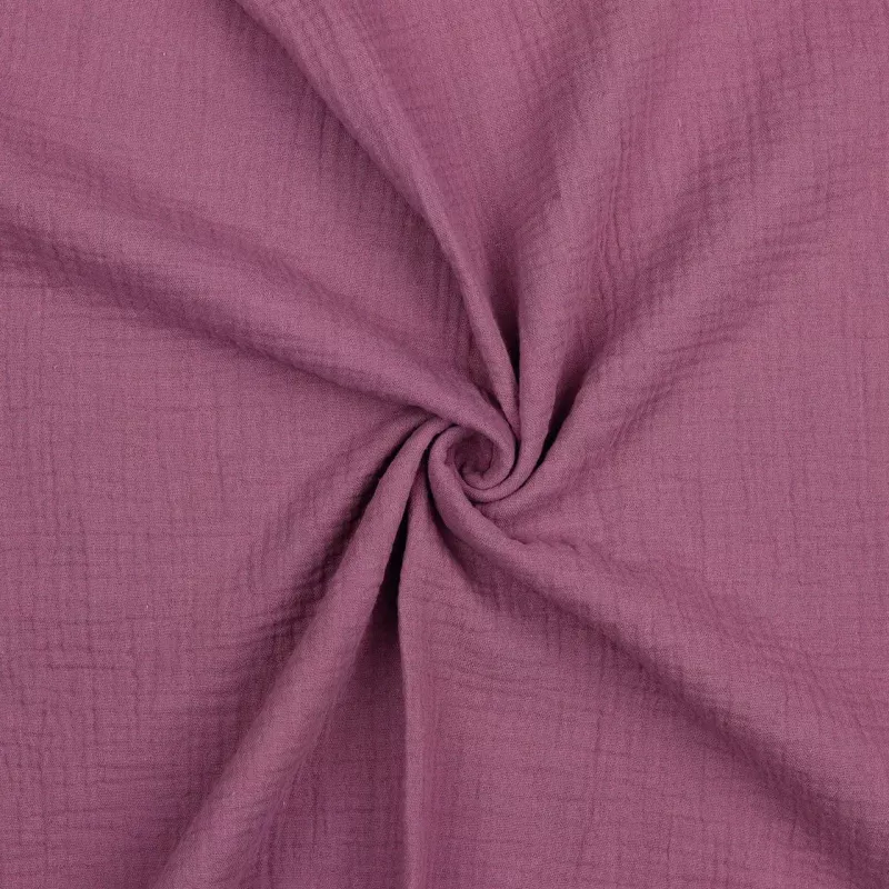 Cotton Double Gauze Fabric – Purple