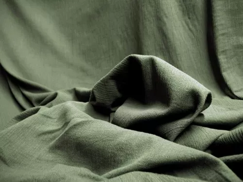 Cotton Gauze Fabric - Olive #830