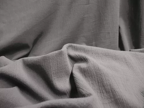 Cotton Gauze Fabric -Silver #1126