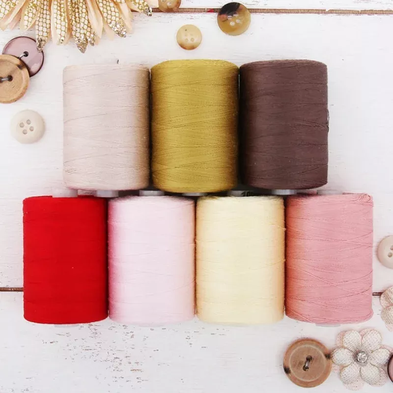 Cotton Quilting Thread Set – 7 Garden Tones – 1000 Meters