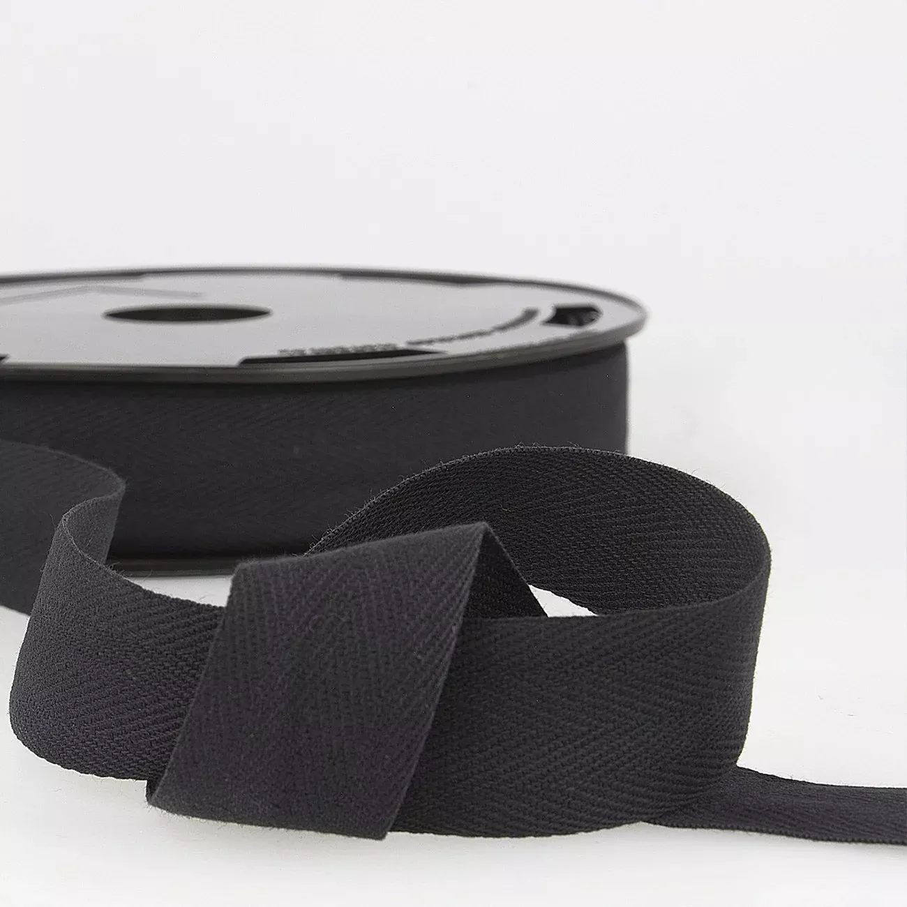 Cotton Twill Tape 25mm Black