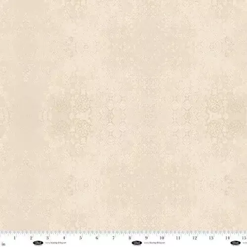 Cream Textured Damask Casabella Cotton Wideback Fabric Per Yard