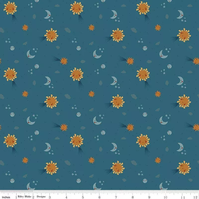 Created with Love – Light & Dark – Ocean 44″ / 45″ Fabric Per Yard