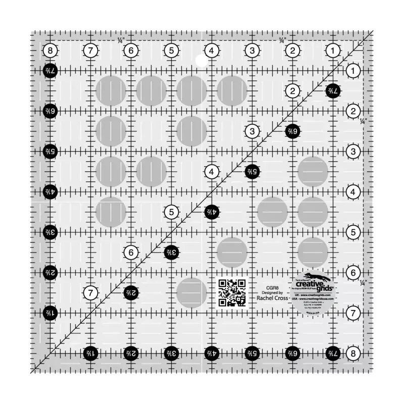 Creative Grids Quilt Ruler 8-1 /2in Square
