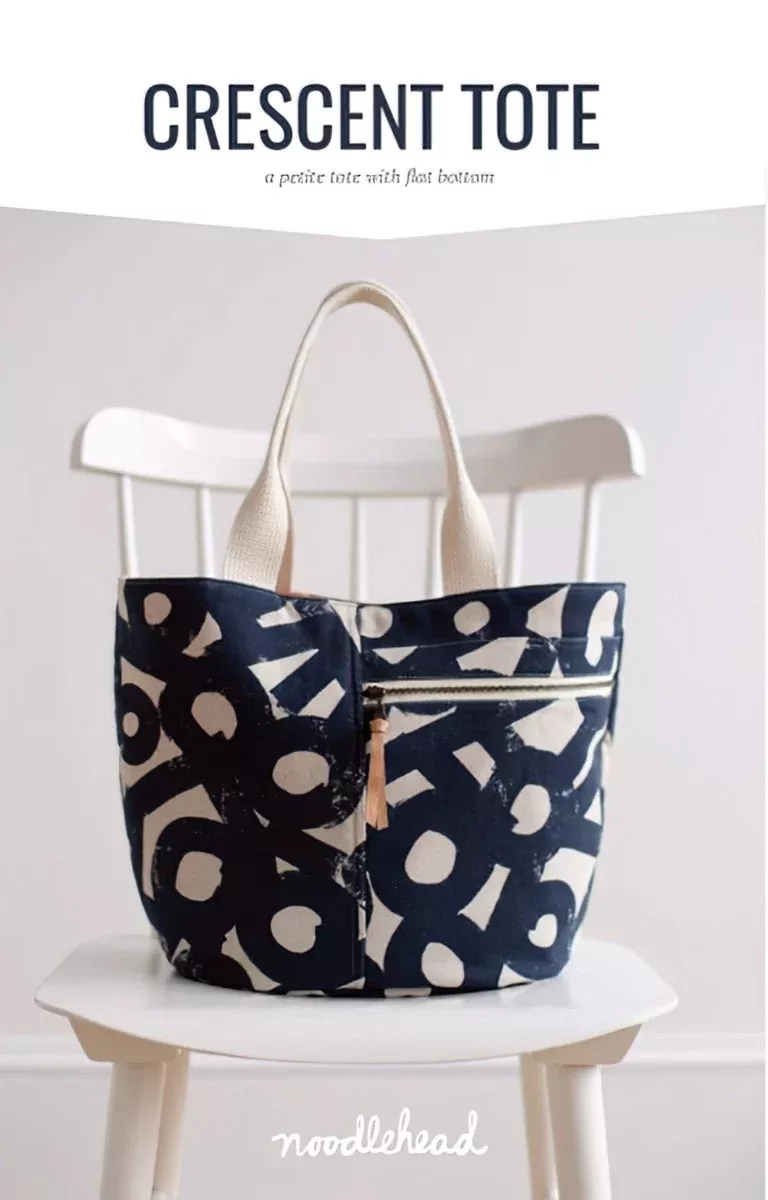 Crescent Tote Pattern by Noodlehead