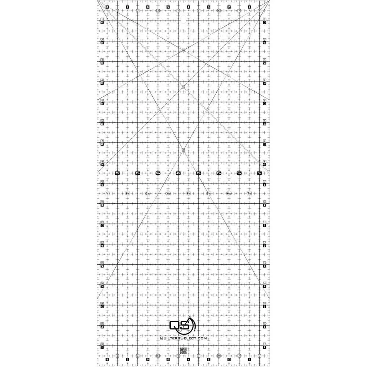 Crystal Non-Slip Ruler 8-1 /2in x 18-1 /2in
